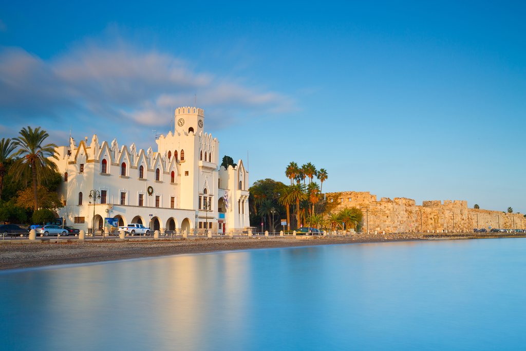 Take a beach walk on Kos before setting sail