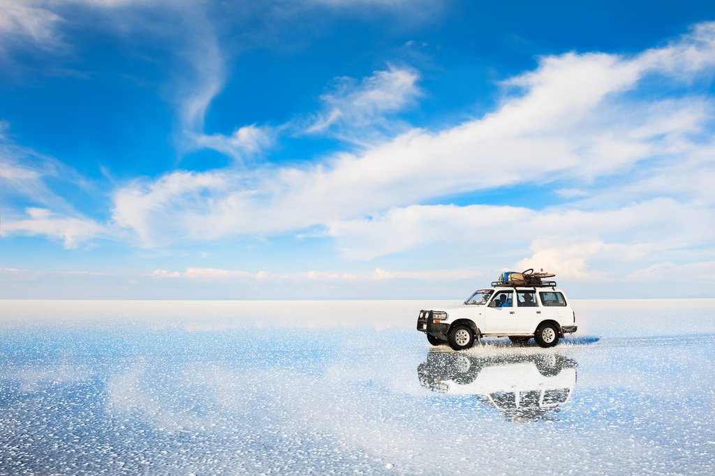 On the Salar de Uyuni
