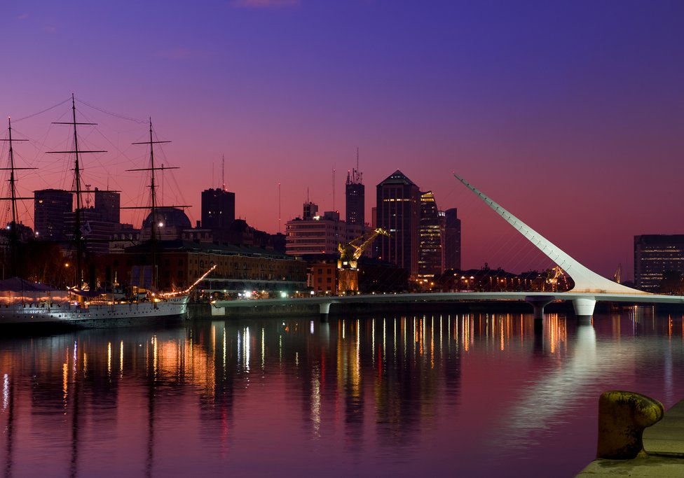 Sunset in Buenos Aires