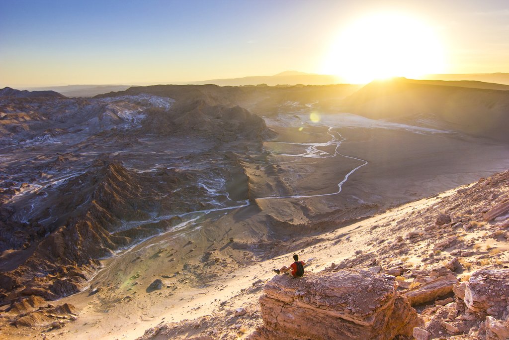Valley of the Moon in the Atacama Desert.