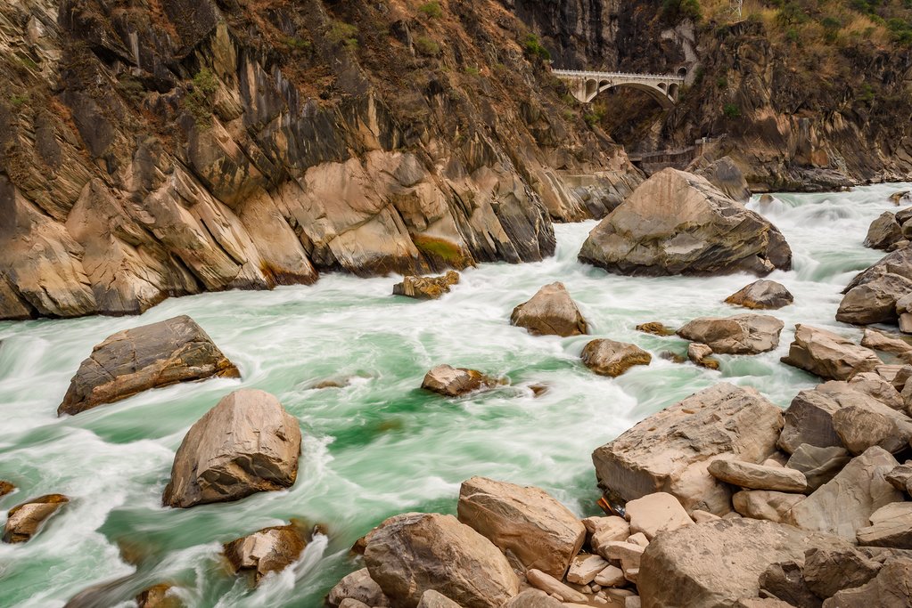 Jinsha River in the Tiger Leaping Gorge