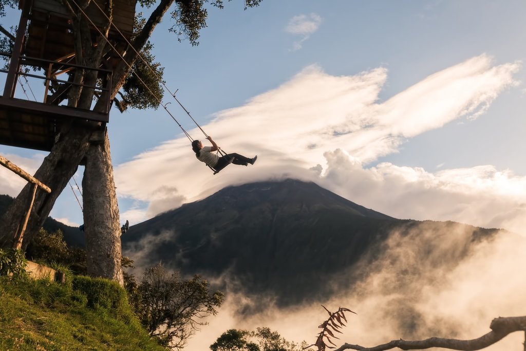 Visit the Baños Hot Springs & the Swing at the End of the World