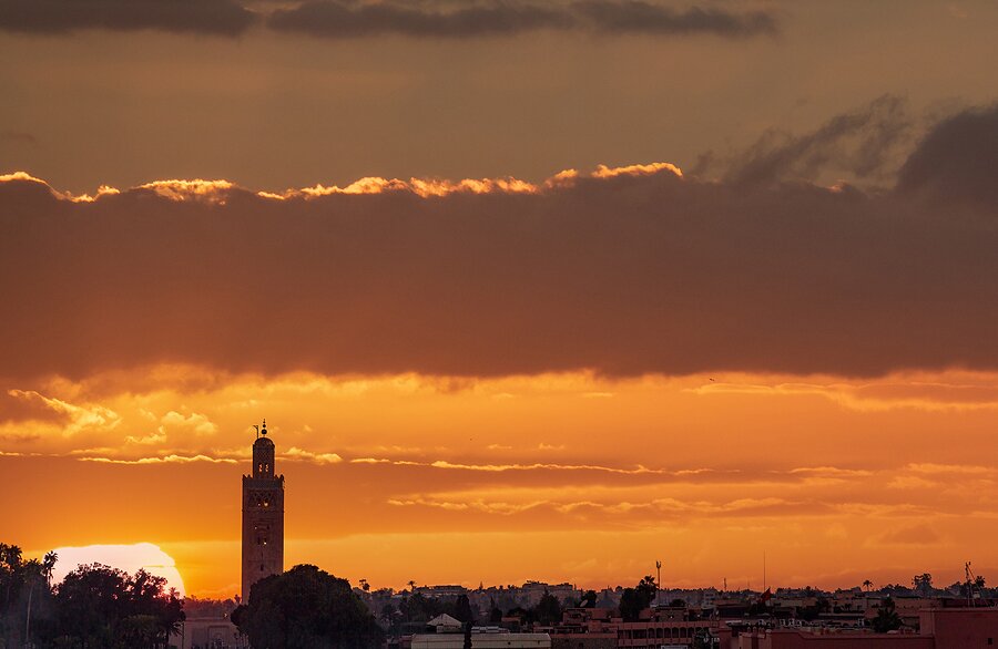 Sunset in Marrakech