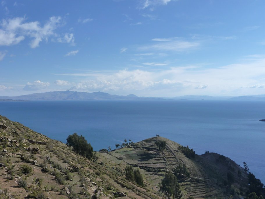 Ayamara terracing and vistas of the lake.