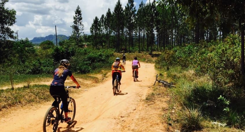 Biking to Santo Tomas Cave