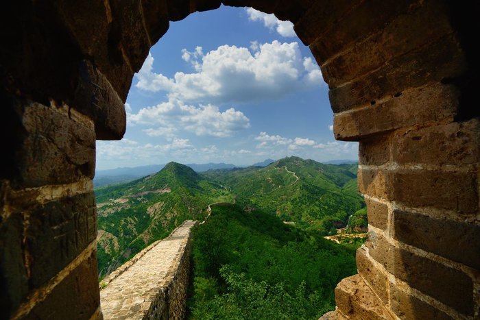 The Simatai section of the Great Wall is a few hours outside Beijing