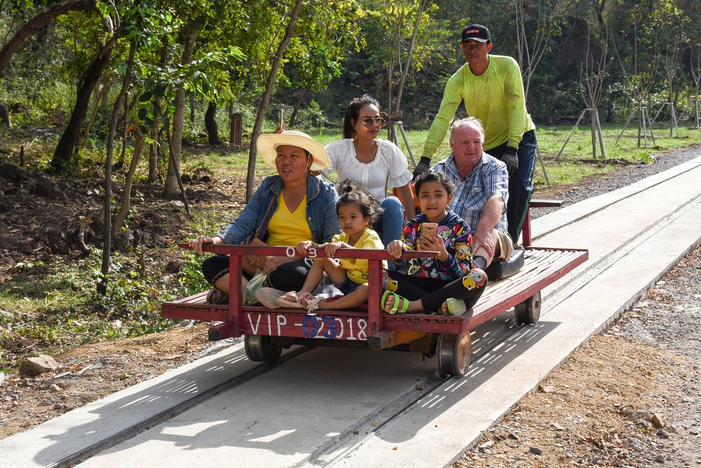 Take a ride on Battambang's famous Bamboo Railway