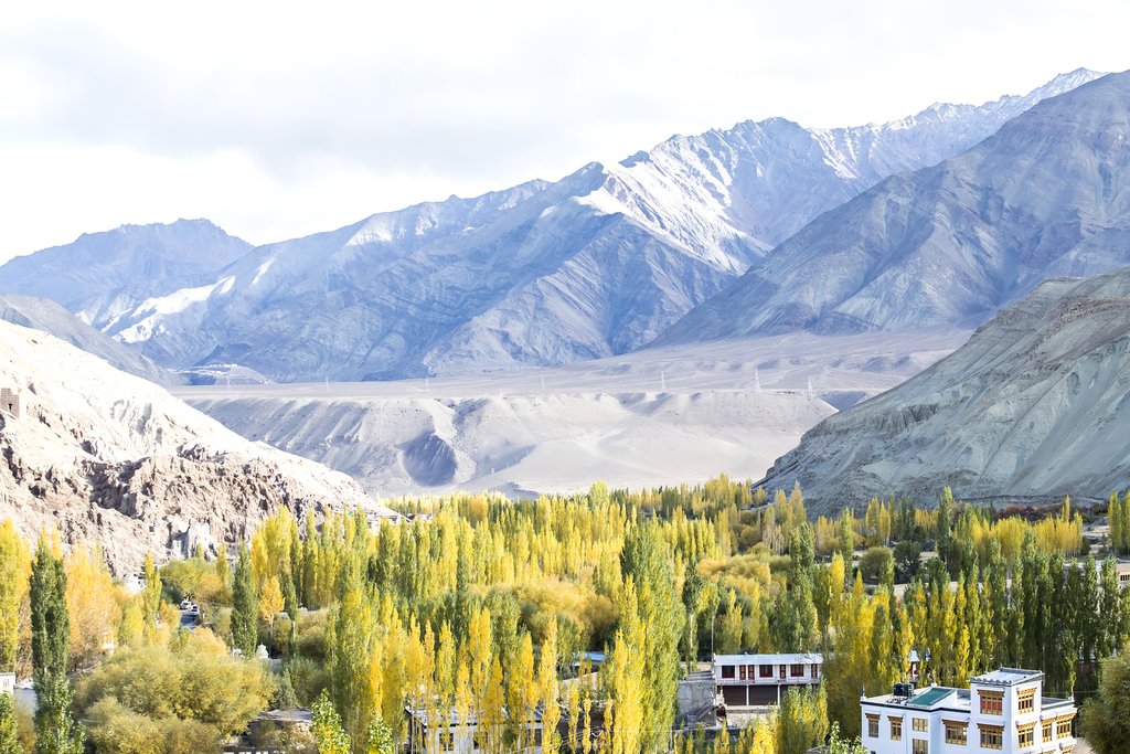 Scenery in the Himalayas near Leh