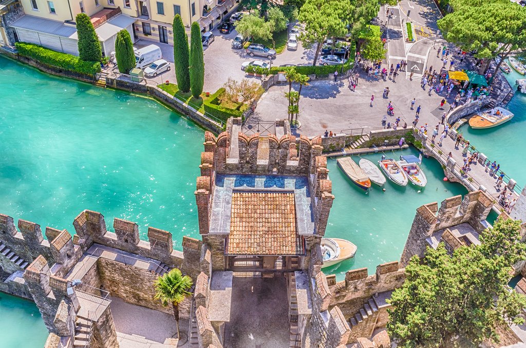 The Scaliger Castle in Sirmione