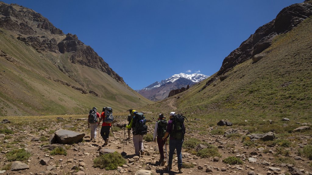 Trekking in the province of Mendoza, Argentina