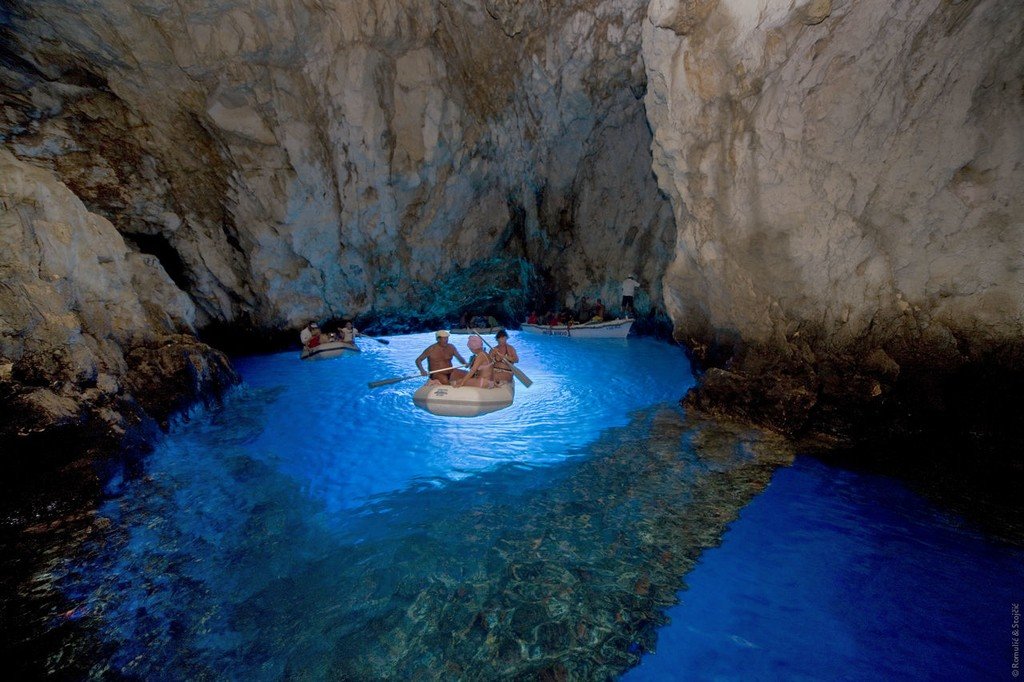 The Blue Cave or Modra špilja