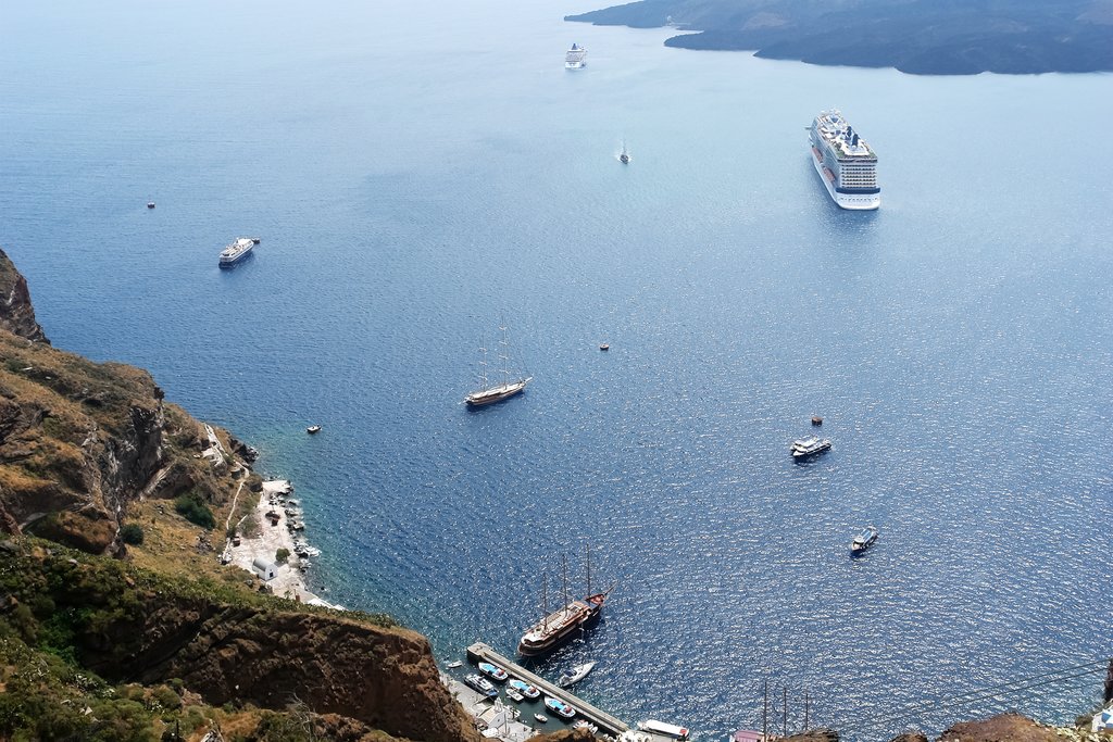 Santorini's caldera