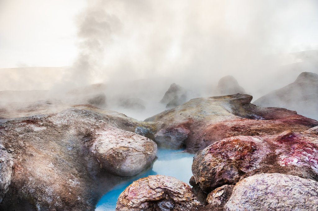 Thermal geysers at the Eduardo Avaroa Reserve
