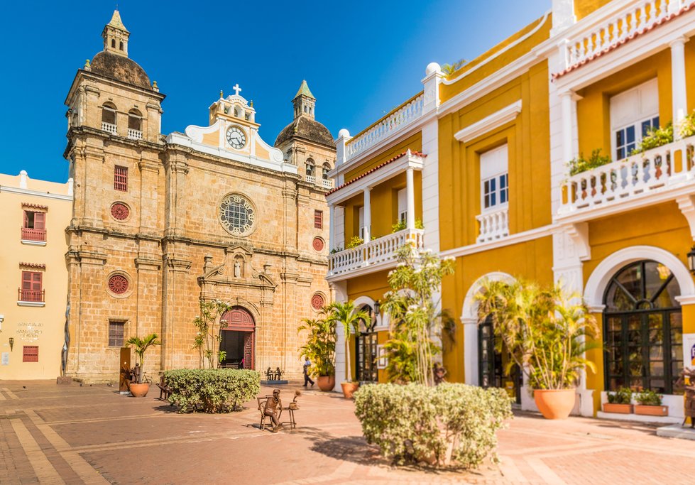 San Pedro Claver Cathedral in Cartagena's Old Town