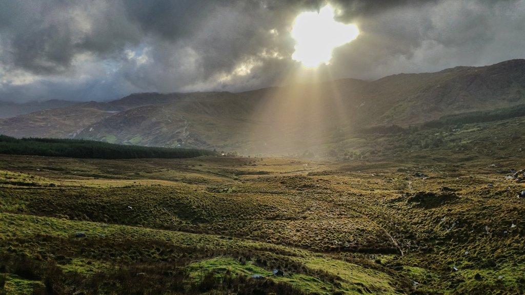 Sunset over the Emerald Isle