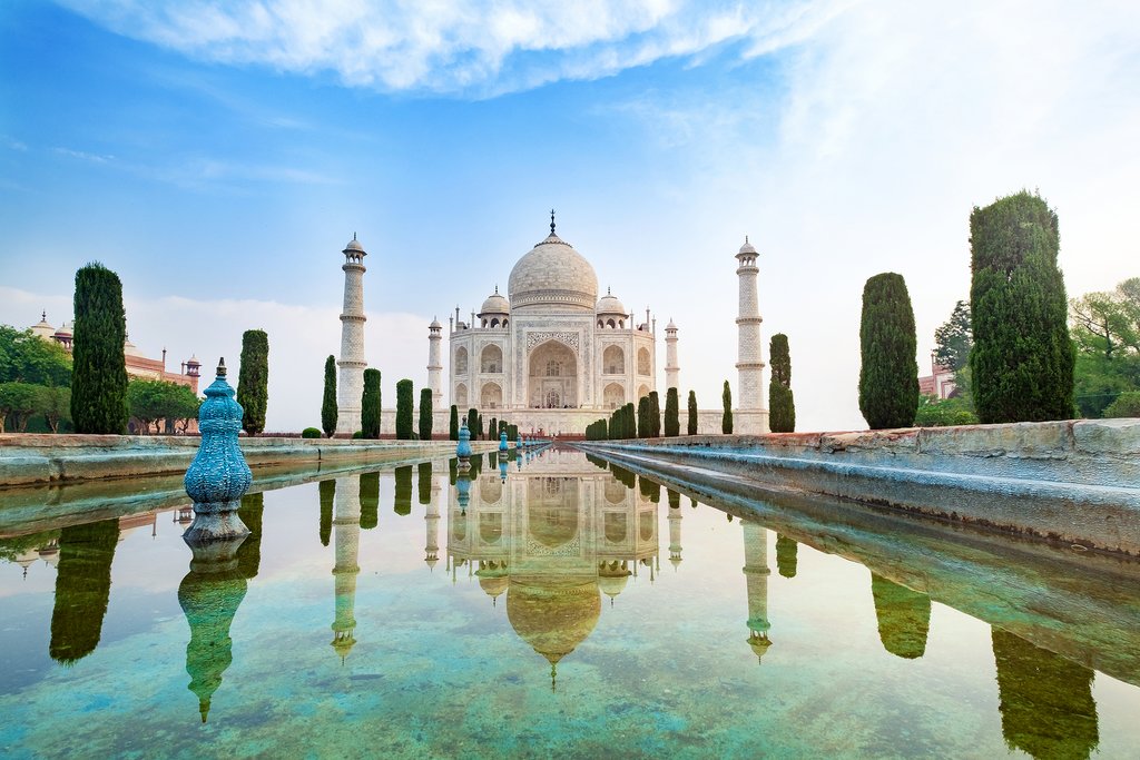 The impressive Taj Mahal