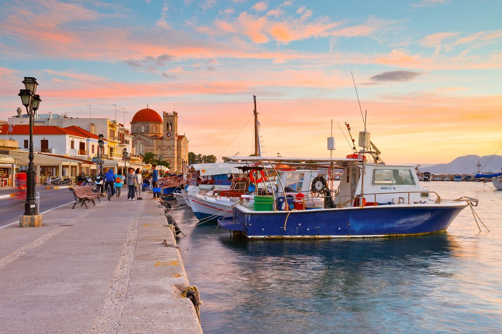 Aegina seafront
