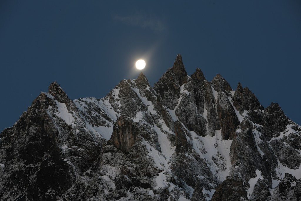 Moonlight over the Himalaya