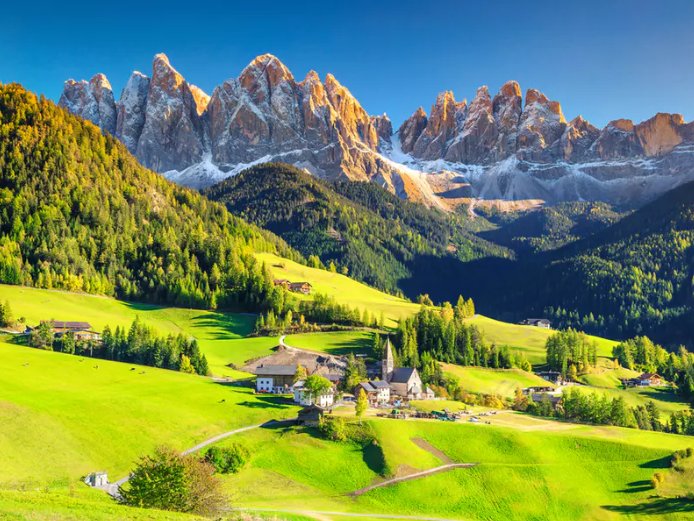 Dolomites in Northern Italy