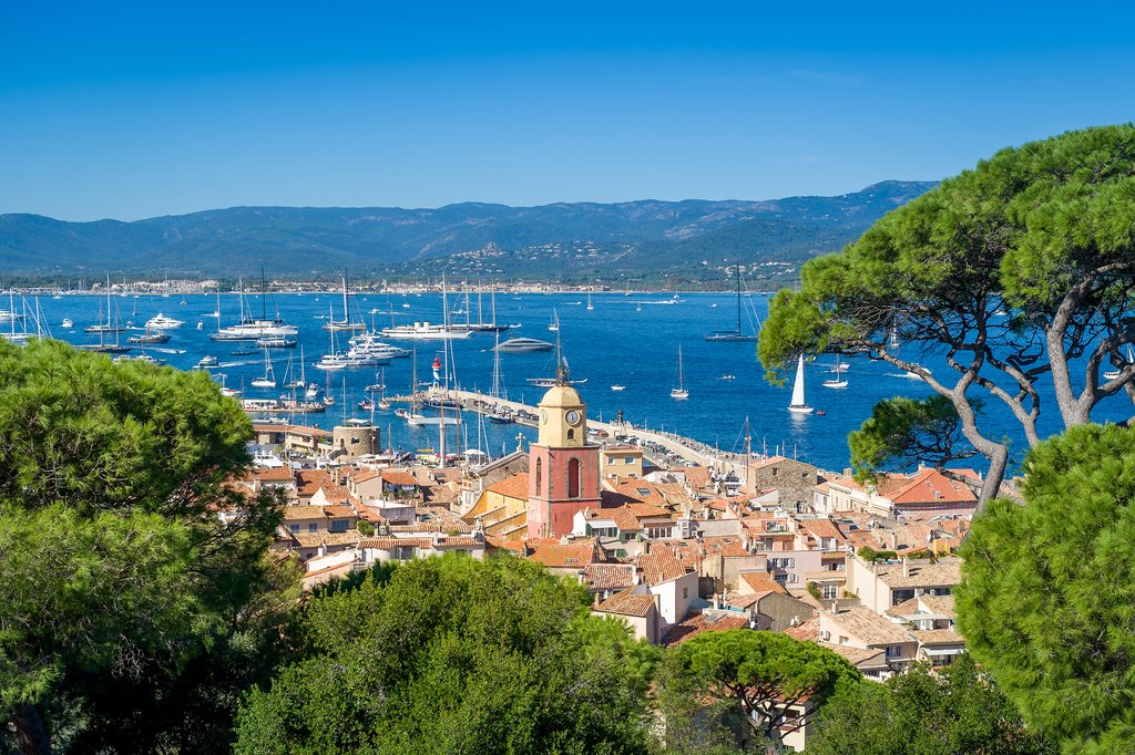 The old town and marina of Saint-Tropez