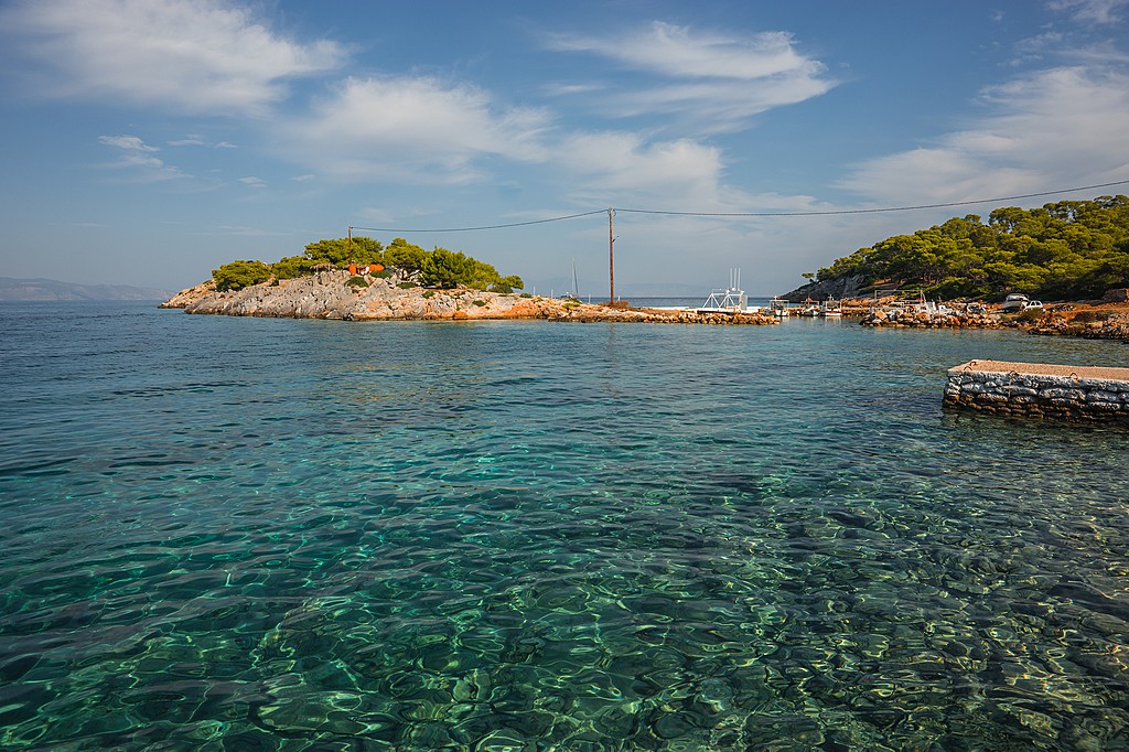 The coast of Aegina