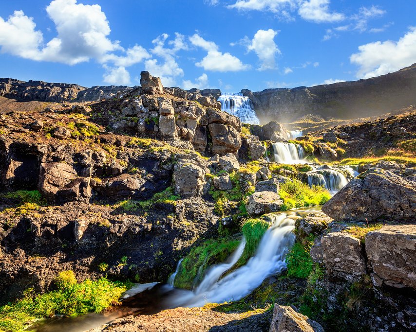 Have lunch by this stunning waterfall