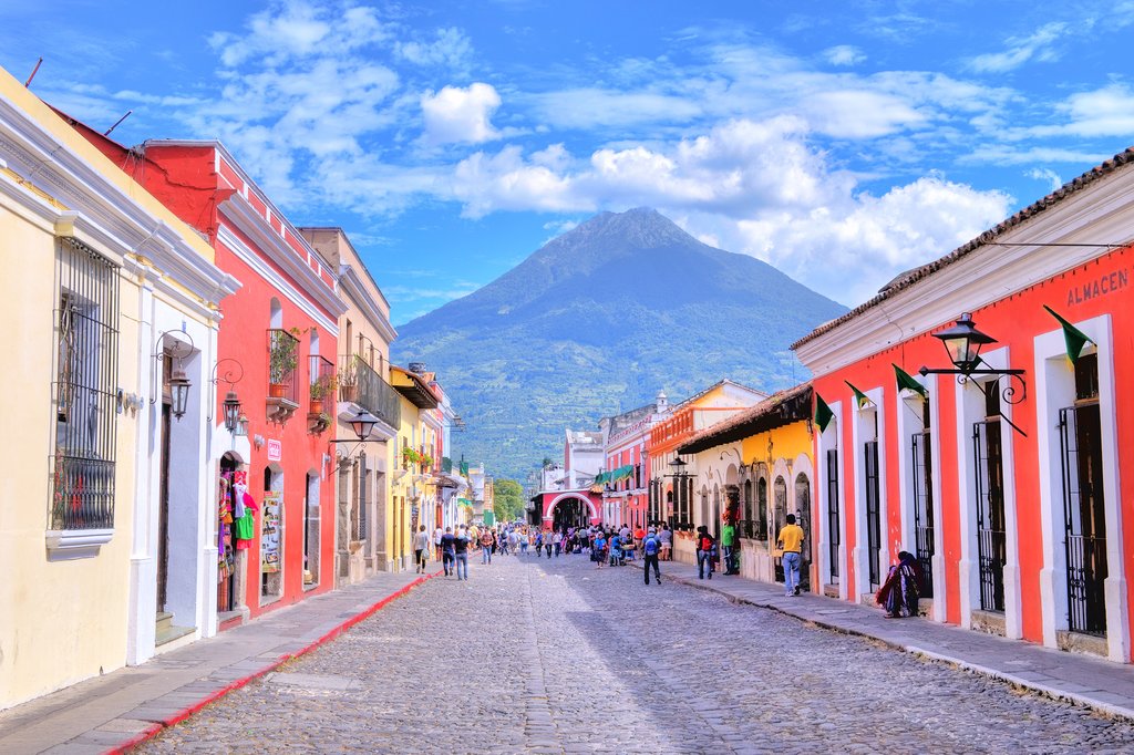 The streets of Antigua, Guatemala