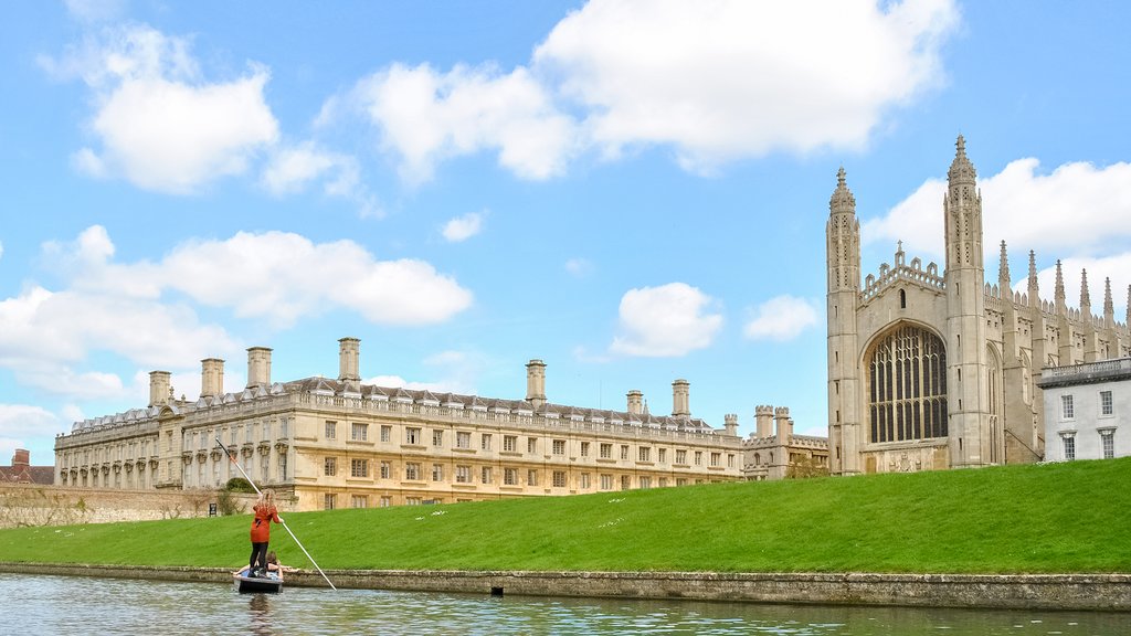 England - Cambridge - King's College from the River Cam