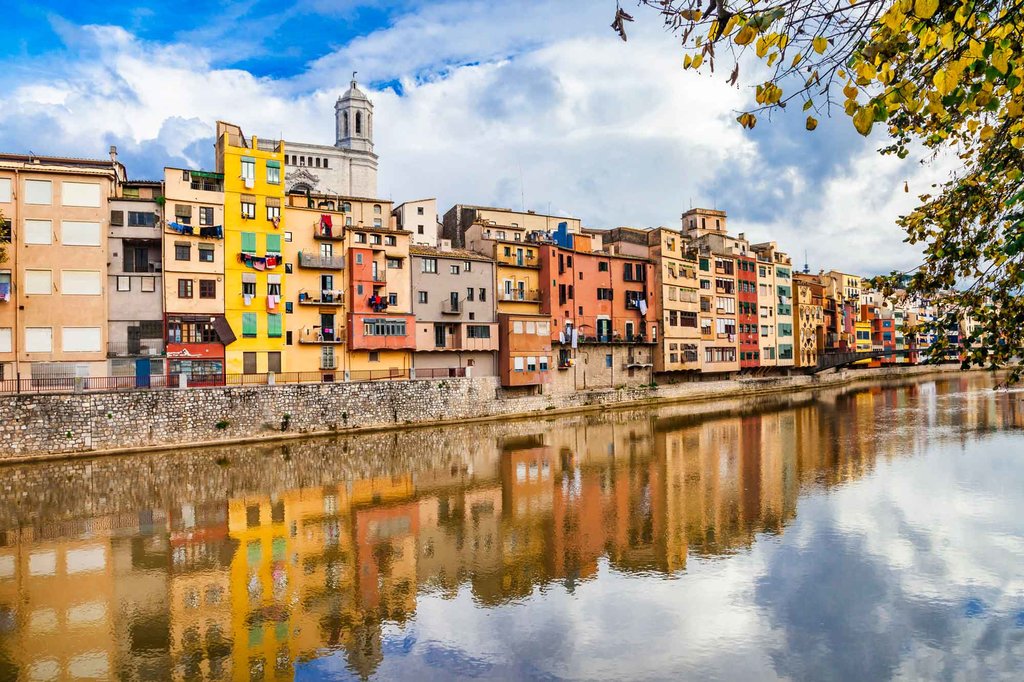 Medieval homes along the River Onyar