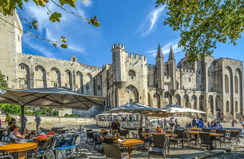 The Palais des Papes (Palace of the Popes), in Avignon