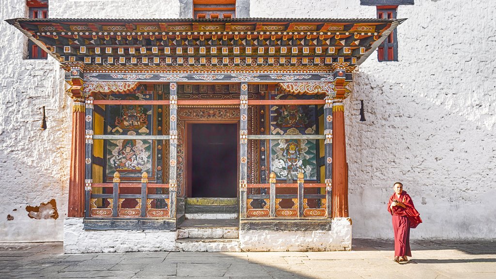 Main door tower at Paro Dzong