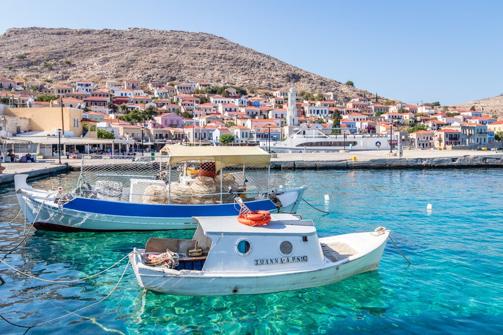 Day Trip to Halki Island with Kamiros Skala Port Transfer