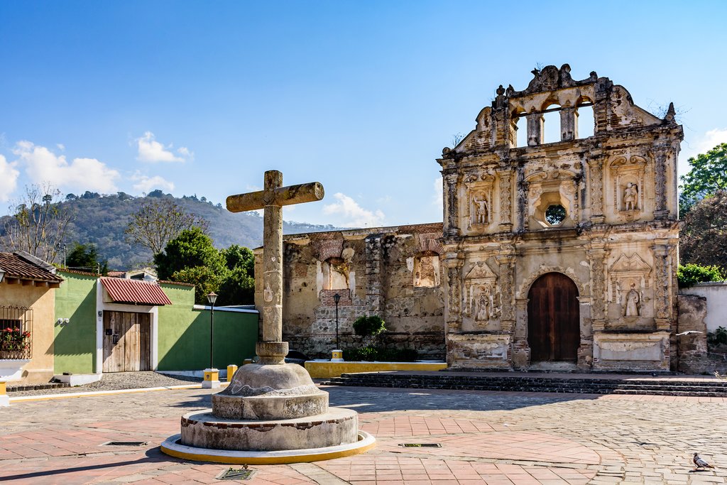 Church ruins outside Antigua, Guatemala