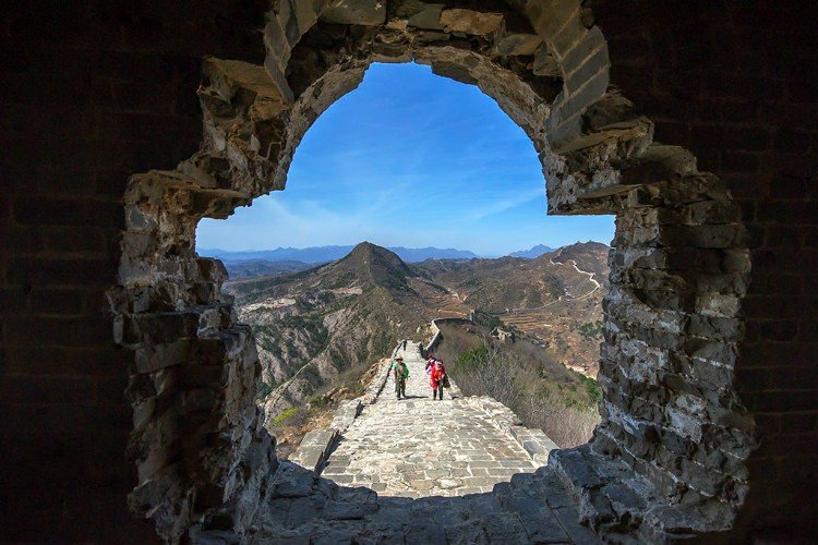 Gubeikou is a picturesque portion of the Great Wall