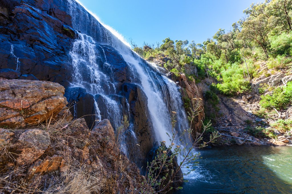 Famous Mackenzie falls near Halls Gap in Grampians National Park, Australia