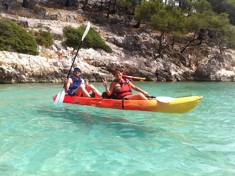Kayaking the Calanques