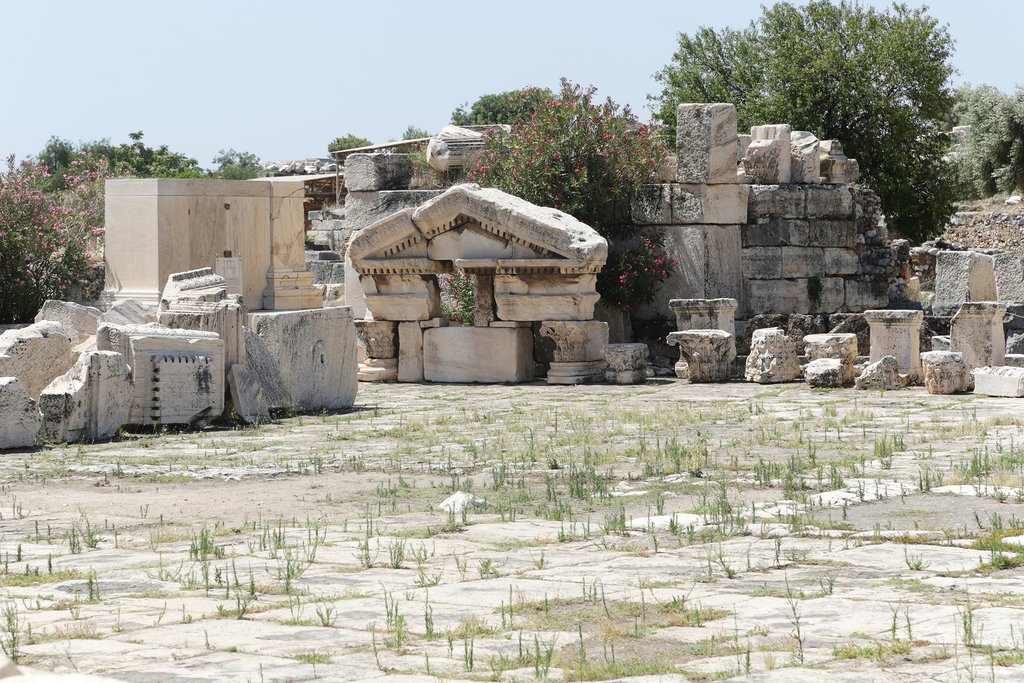 Part of the ruins