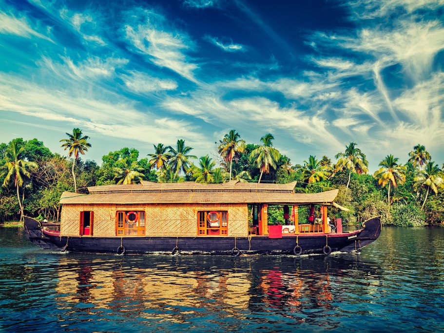 Backwater houseboat