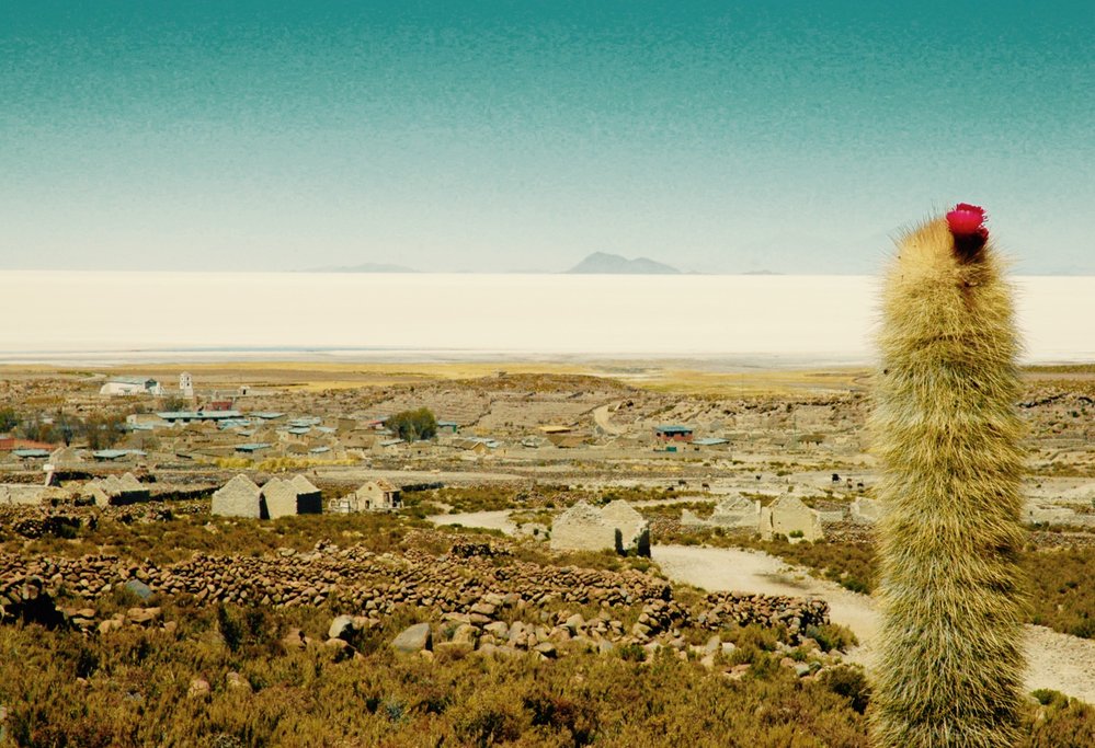 A view of the Uyuni Salt Flats