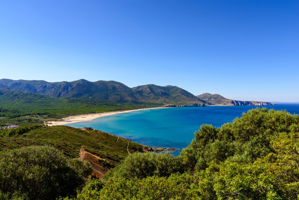 Sardinian Coastal View from Capo Pecora