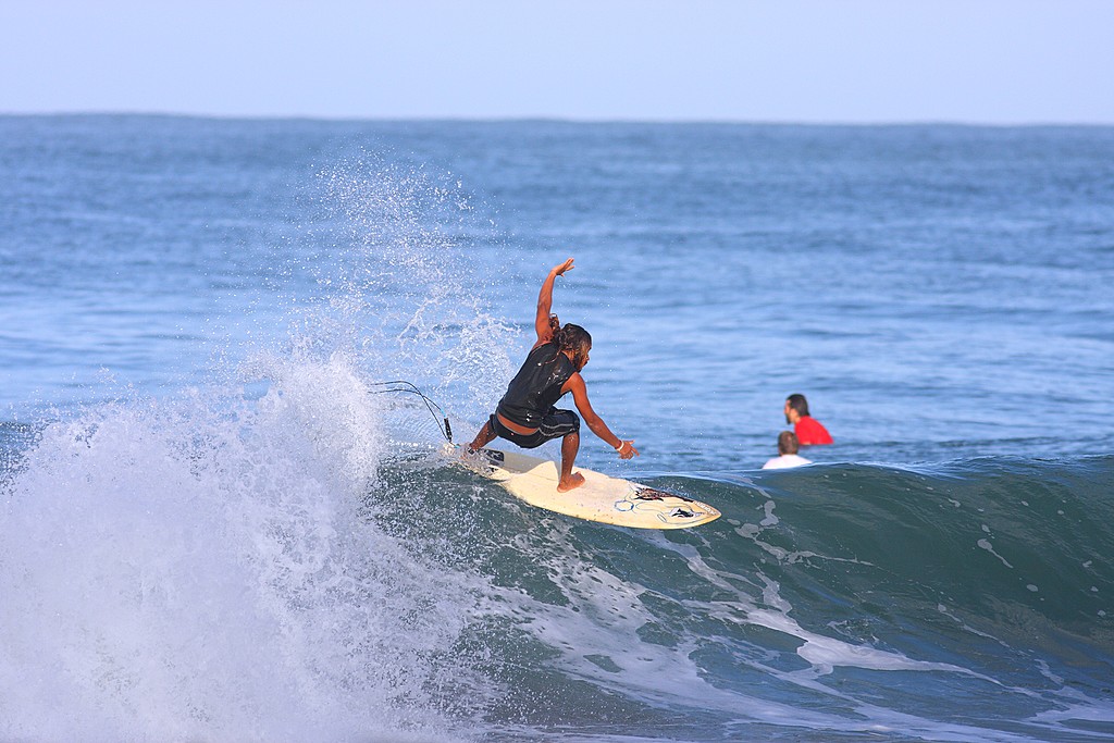 Surfing is a popular option on the Pacific Coast