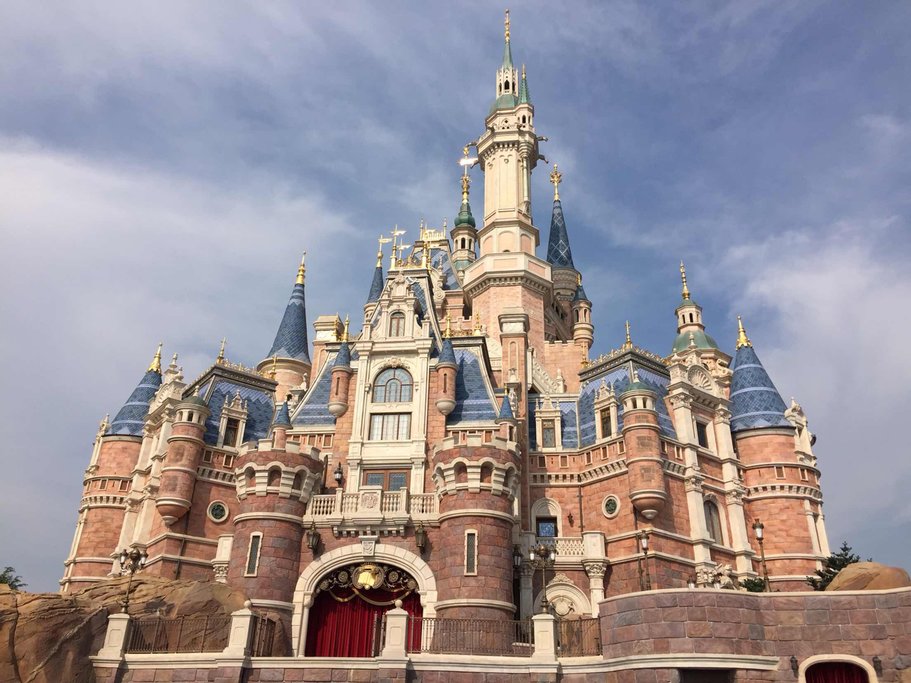 Shanghai Disneyland includes Adventure Isle, Pixar Toy Story Land, Fantasyland, Gardens of Imagination, Mickey Avenue, Tomorrowland, and Treasure Cove