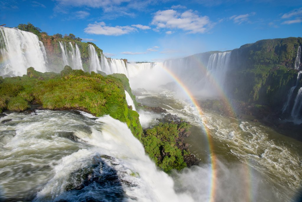 Make your way to the Brazilian side of the falls
