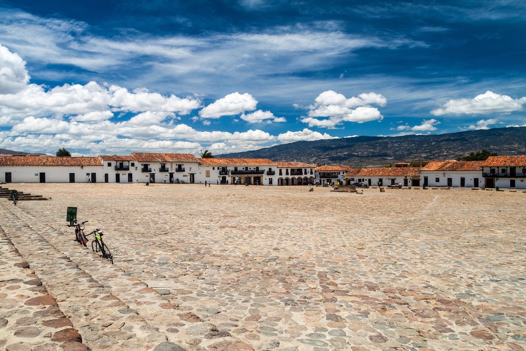 Villa de Leyva, Plaza Mayor, Colombia