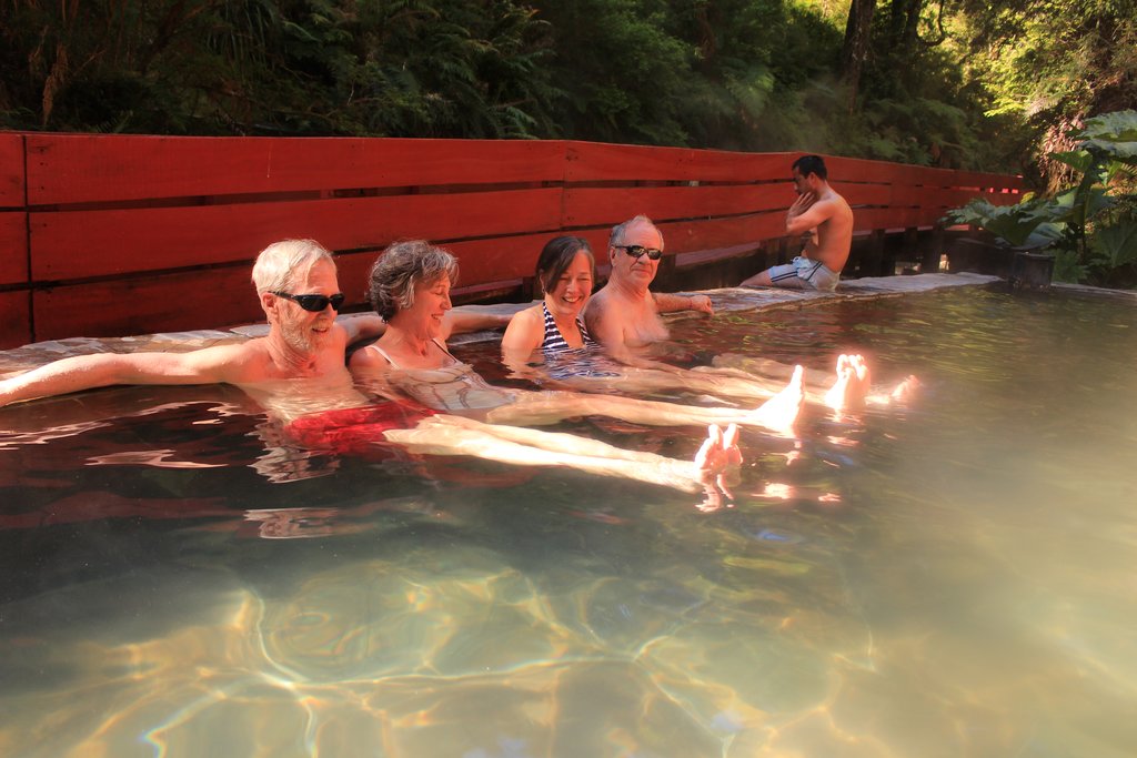 Relaxing in the Geometricas Hot Springs