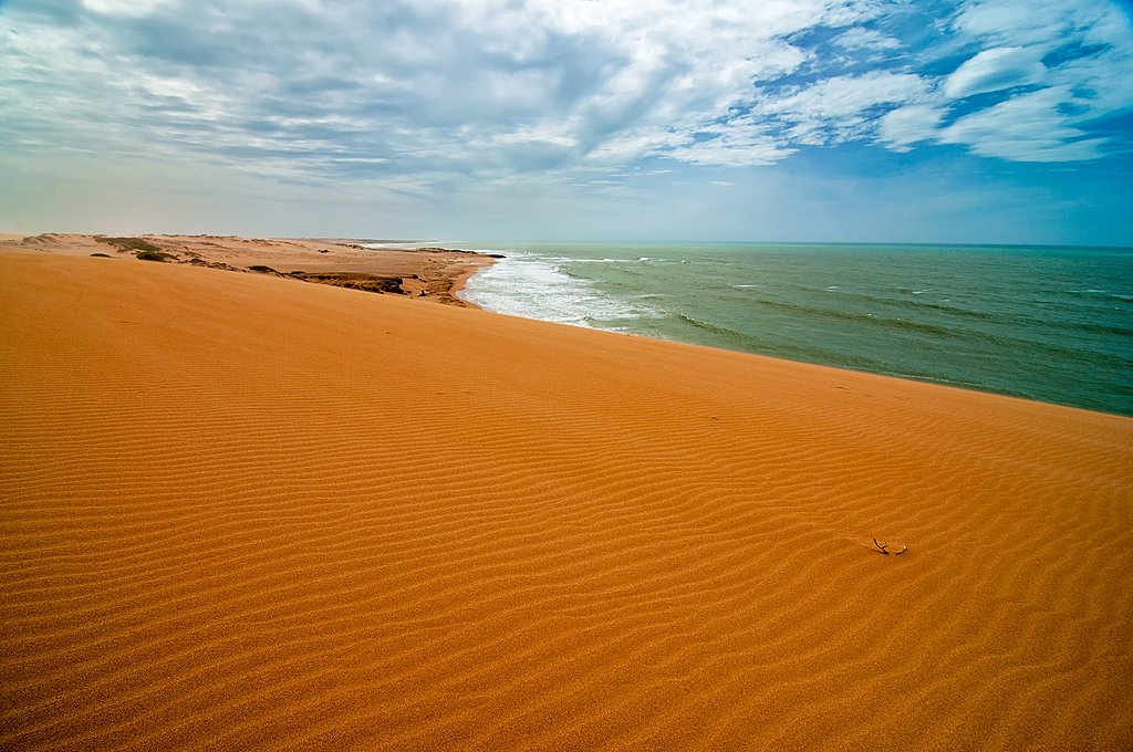 View from Taroa sand dune