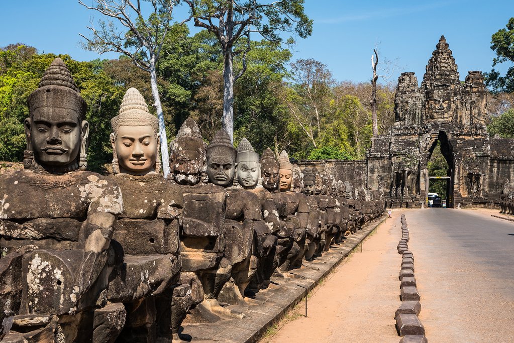 Asuras at the South Gate of Angkor Thom