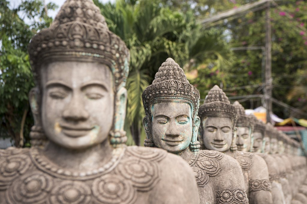 Wat Bo Temple in the City of Siem Reap