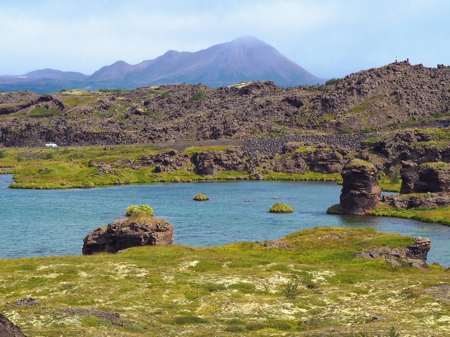 Lave formations around Lake Myvatn