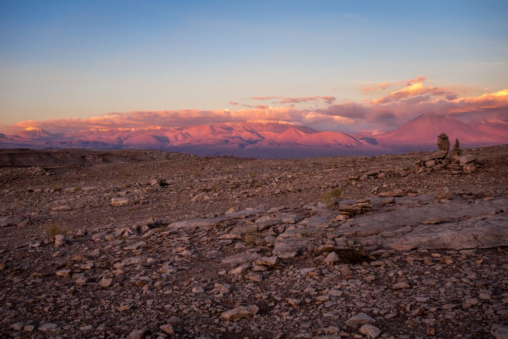 Moon Valley at sunset